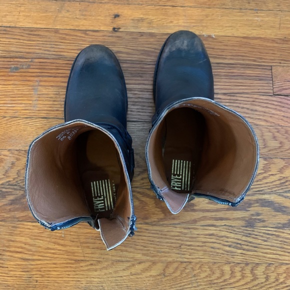 Frye John Addison Harness Back Zip boots - Picture 5 of 8